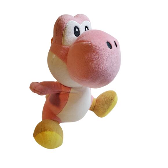 SpongeBob Squarepants Other - Super Mario - Pink Yoshi Plush - 8"